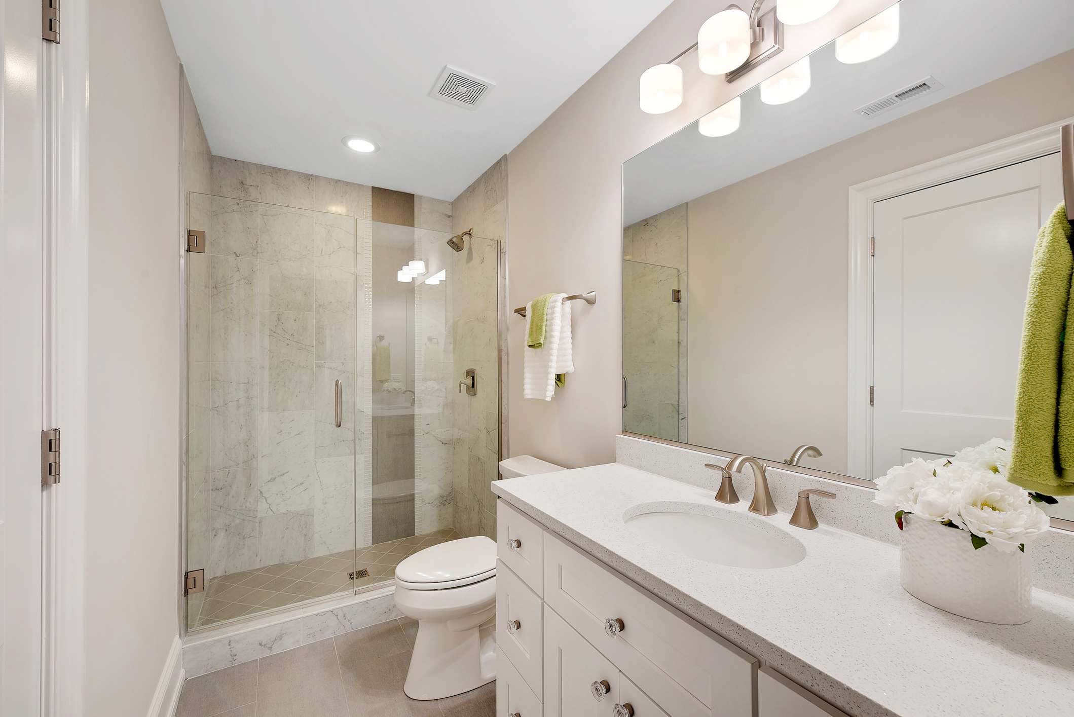 Bright bathroom